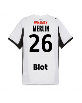 Billige Fotballdrakt Stade Rennais Quentin Merlin #26 Replika Bortedrakt 2025-26 Kortermet Billige Fotballdrakt Stade Rennais Quentin Merlin #26 Replika Bortedrakt 2025-26 Kortermet